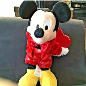 Walt Disney World Valentine 2002 Mickey Bean bag 8"